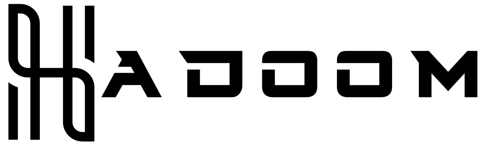 hadoom black logo